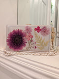 Gerber Daisy Resin Clutch
